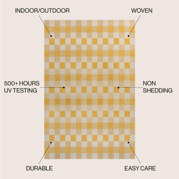 Darcy Traditional Geometric Bold Gingham Area Rug